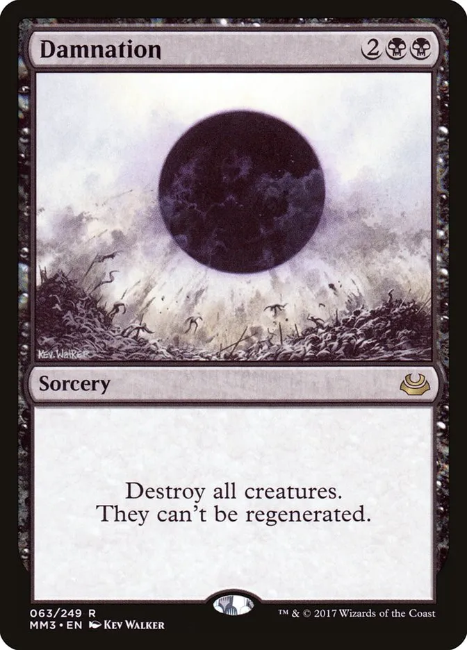 2017 Modern Masters 2017 Damnation #63 rare card image