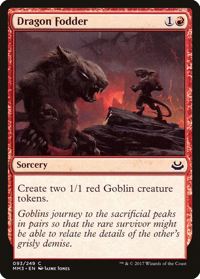 2017 Modern Masters 2017 Dragon Fodder common #93 common card image