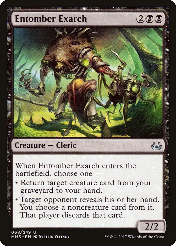 2017 Modern Masters 2017 Entomber Exarch uncommon #68 uncommon card image