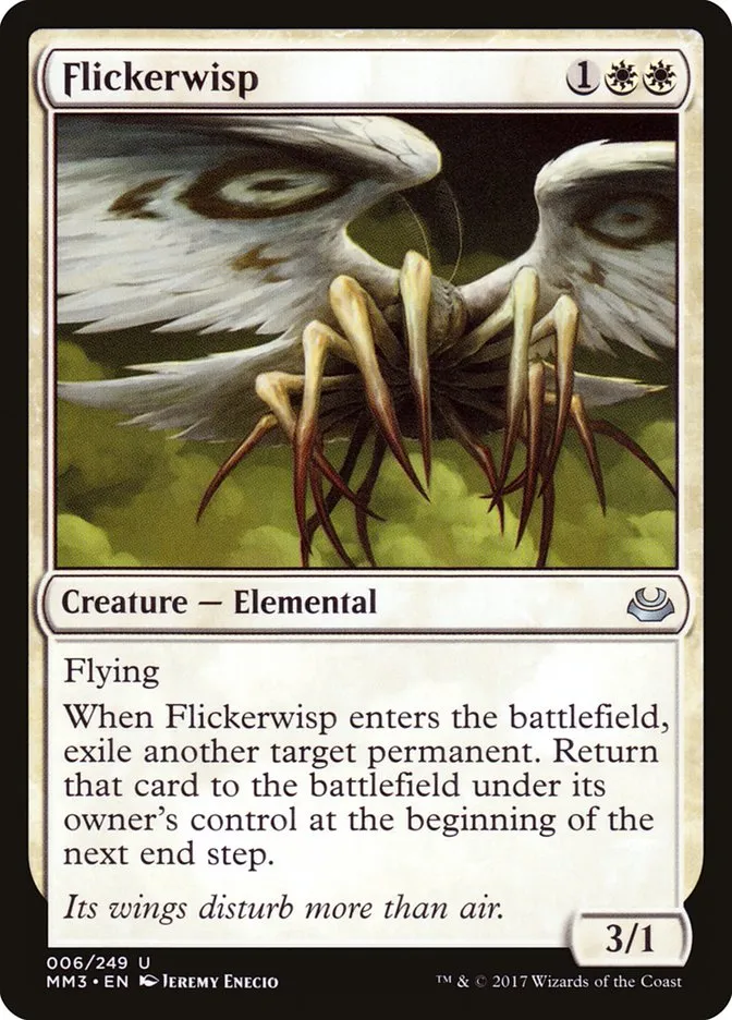 2017 Modern Masters 2017 Flickerwisp uncommon #6 uncommon card image