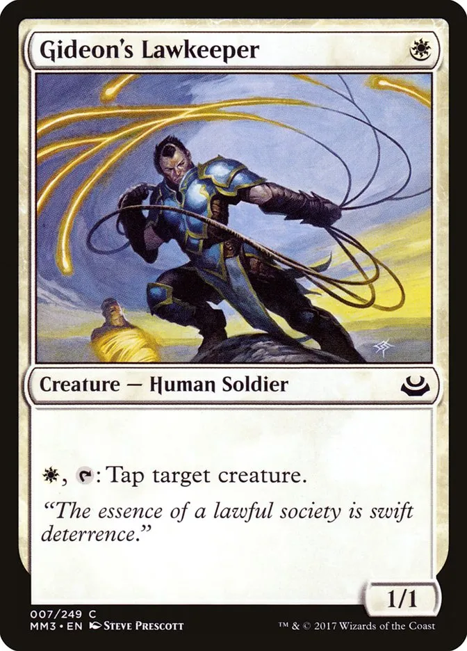 2017 Modern Masters 2017 Gideon's Lawkeeper common #7 common card image