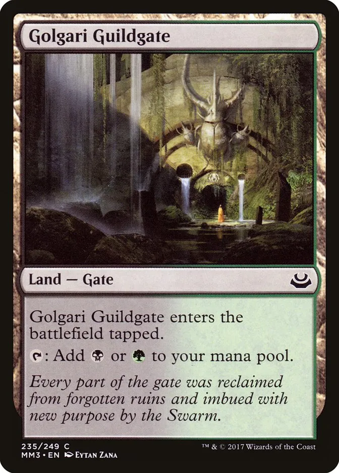 2017 Modern Masters 2017 Golgari Guildgate #235 common card image