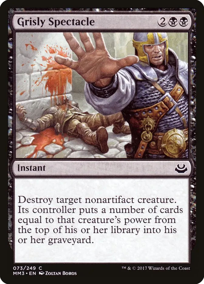 2017 Modern Masters 2017 Grisly Spectacle common #73 common card image