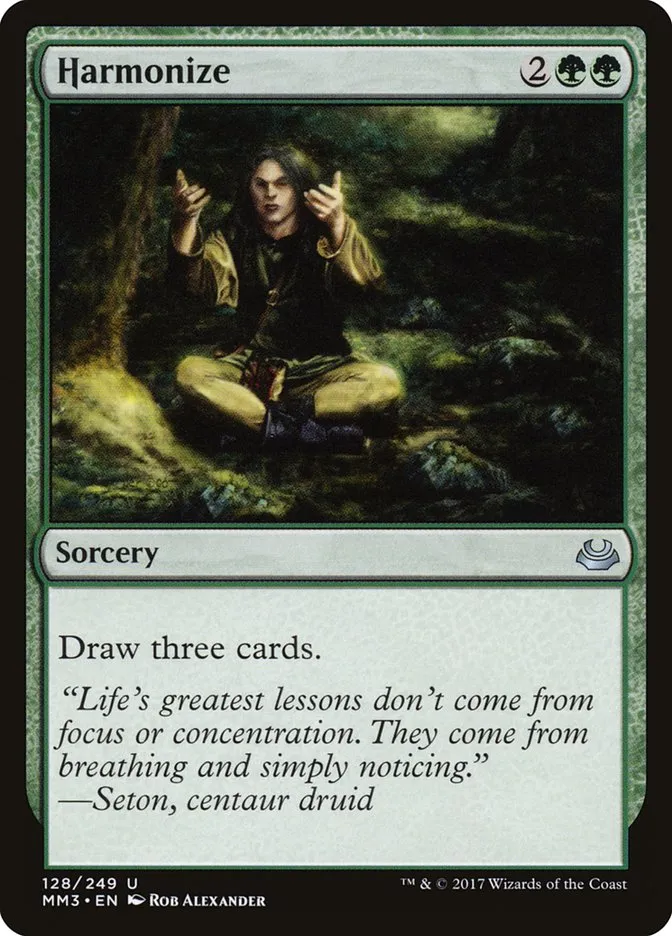 2017 Modern Masters 2017 Harmonize uncommon #128 uncommon card image