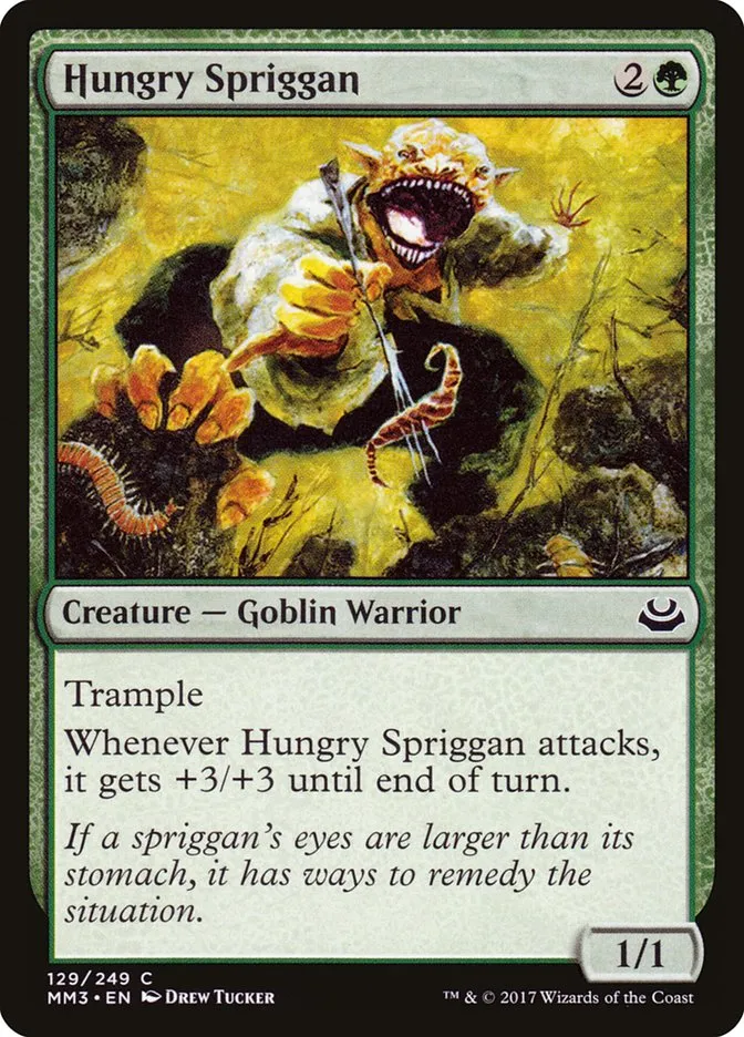 2017 Modern Masters 2017 Hungry Spriggan common #129 common card image