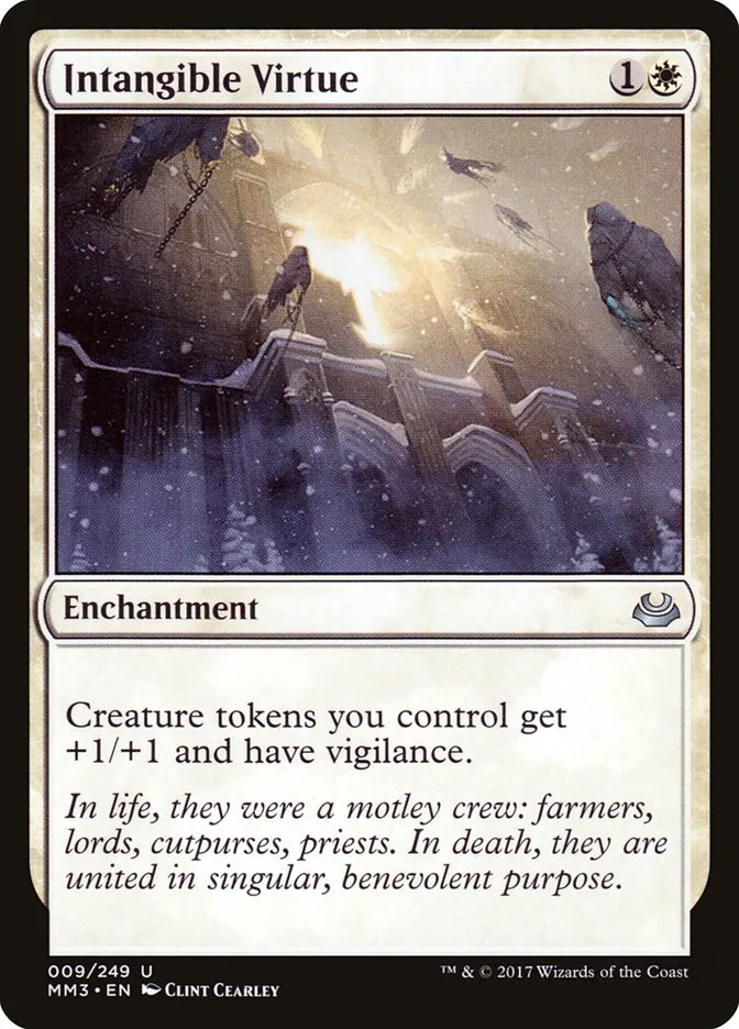 2017 Modern Masters 2017 Intangible Virtue uncommon #9 uncommon card image
