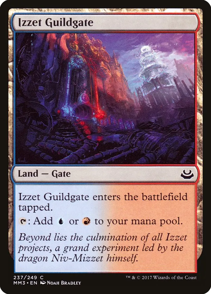 2017 Modern Masters 2017 Izzet Guildgate common #237 common card image