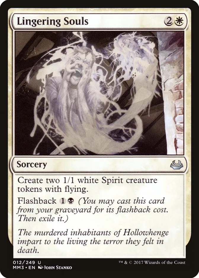 2017 Modern Masters 2017 Lingering Souls #12 uncommon card image