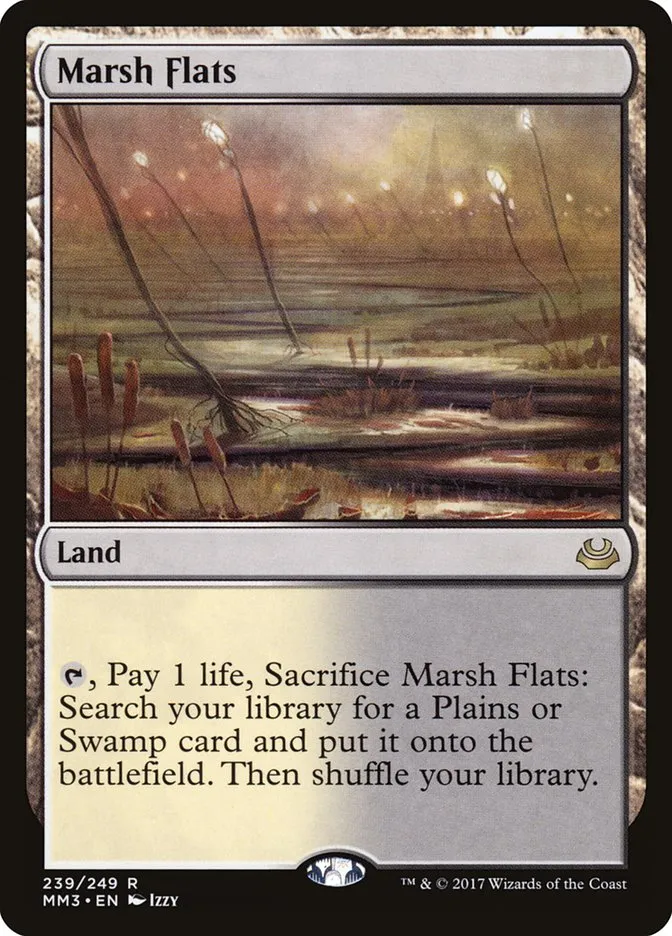 2017 Modern Masters 2017 Marsh Flats #239 rare card image