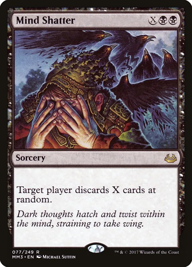 2017 Modern Masters 2017 Mind Shatter rare #77 rare card image