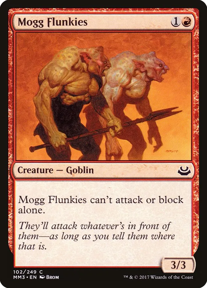 2017 Modern Masters 2017 Mogg Flunkies common #102 common card image