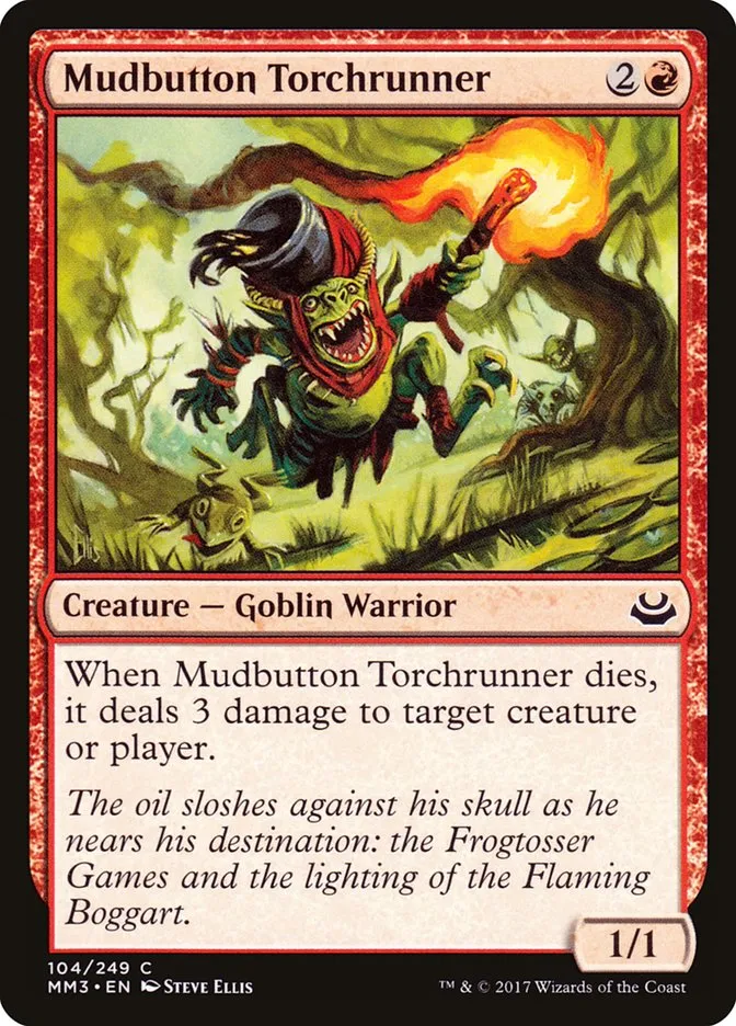 2017 Modern Masters 2017 Mudbutton Torchrunner common #104 common card image