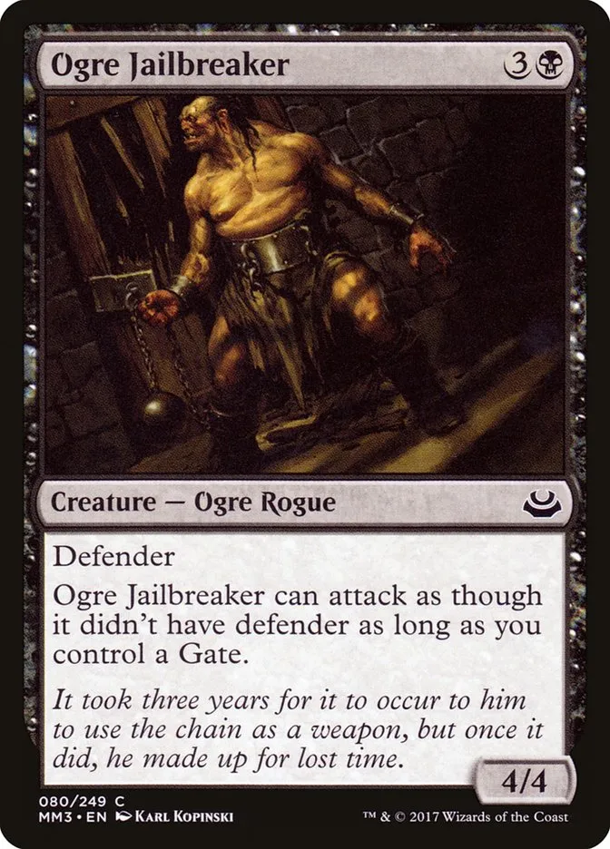 2017 Modern Masters 2017 Ogre Jailbreaker #80 common card image