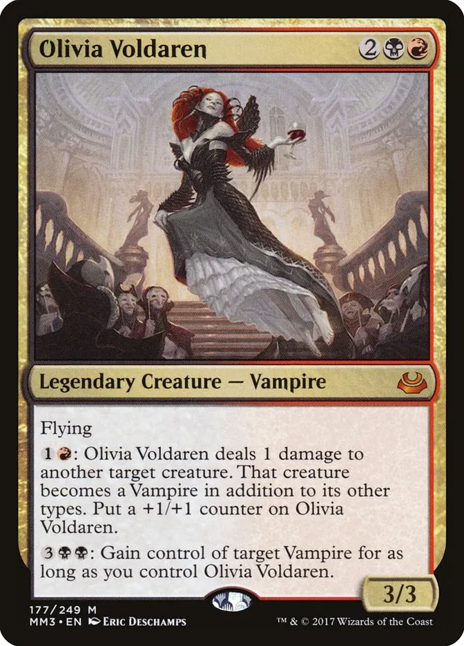 2017 Modern Masters 2017 Olivia Voldaren #177 mythic card image