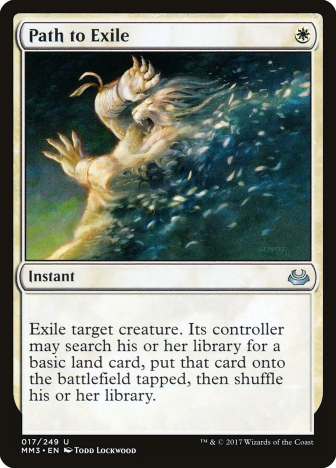 2017 Modern Masters 2017 Path to Exile uncommon #17 uncommon card image