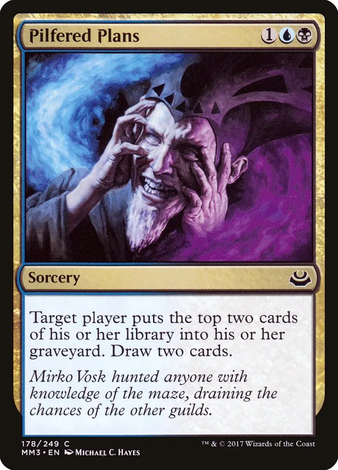 2017 Modern Masters 2017 Pilfered Plans common #178 common card image