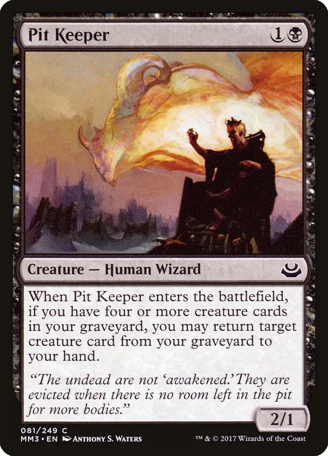 2017 Modern Masters 2017 Pit Keeper common #81 common card image