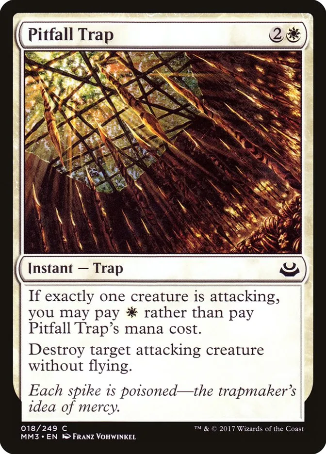 2017 Modern Masters 2017 Pitfall Trap common #18 common card image