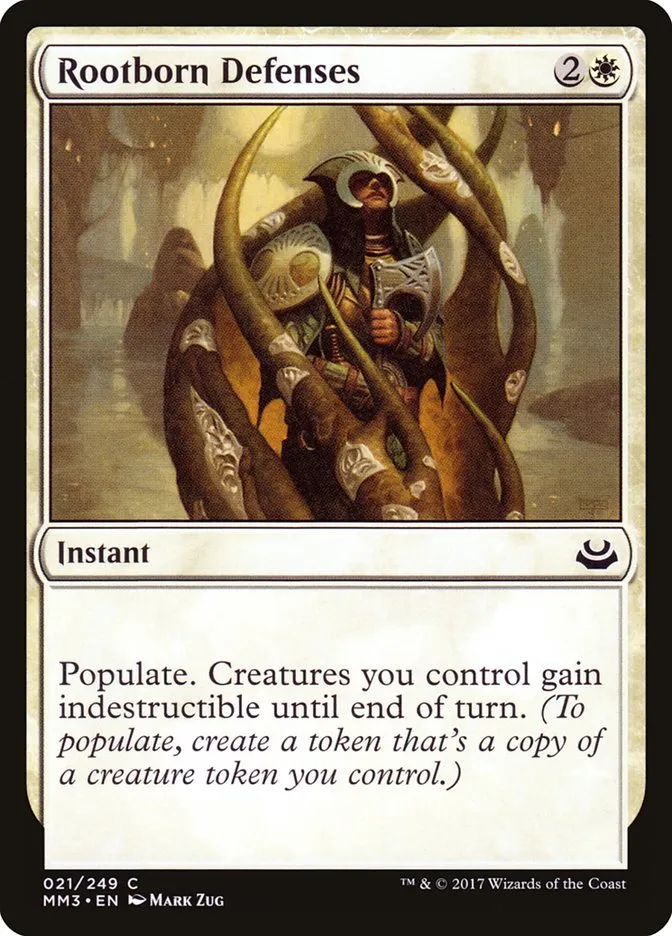 2017 Modern Masters 2017 Rootborn Defenses #21 common card image