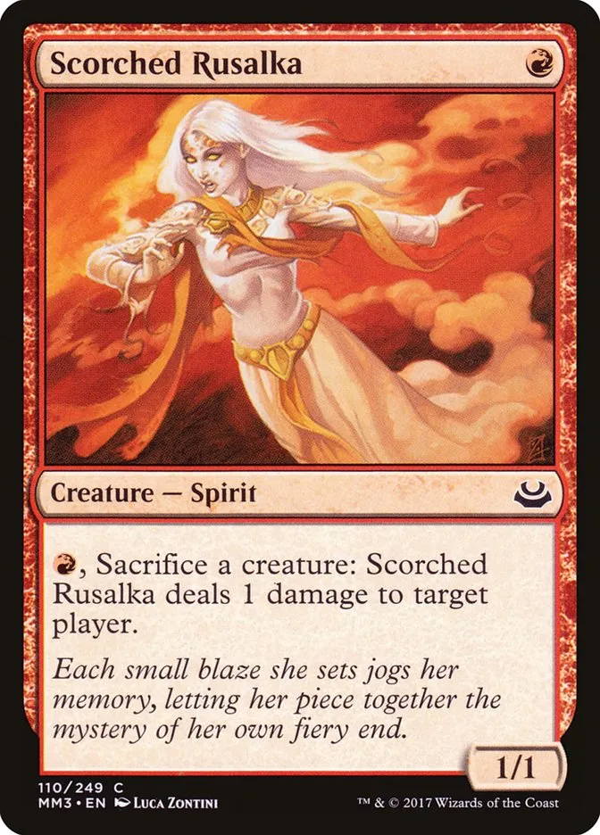 2017 Modern Masters 2017 Scorched Rusalka #110 common card image