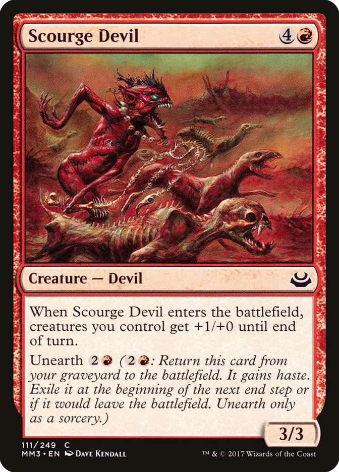 2017 Modern Masters 2017 Scourge Devil common #111 common card image