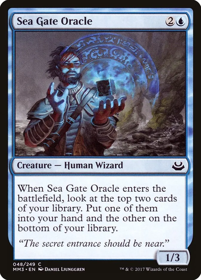 2017 Modern Masters 2017 Sea Gate Oracle #48 common card image