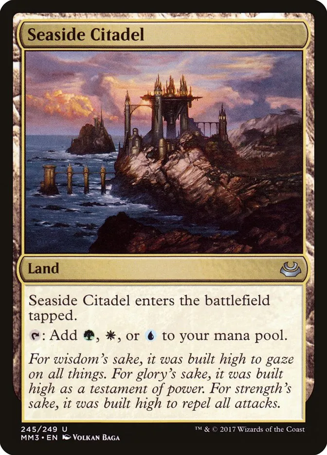 2017 Modern Masters 2017 Seaside Citadel #245 uncommon card image