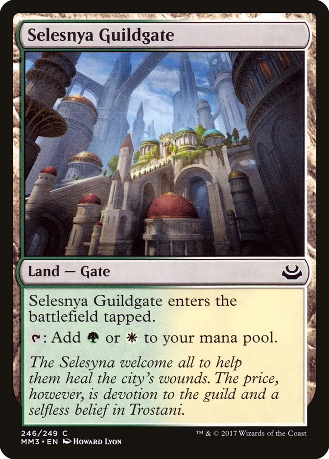 2017 Modern Masters 2017 Selesnya Guildgate common #246 common card image
