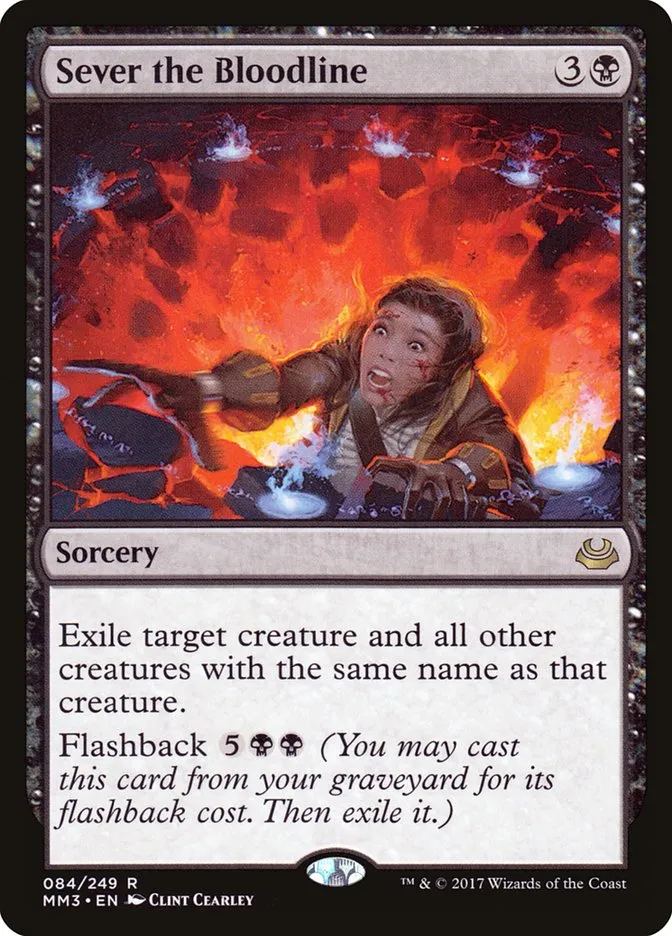 2017 Modern Masters 2017 Sever the Bloodline #84 rare card image