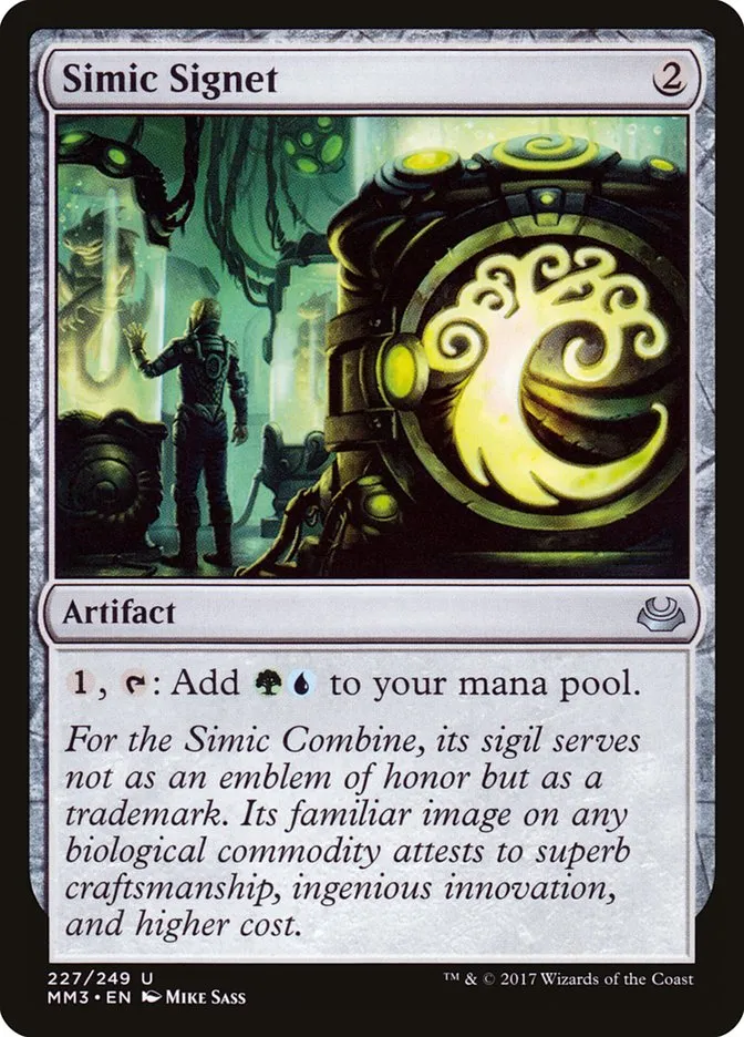 2017 Modern Masters 2017 Simic Signet uncommon #227 uncommon card image