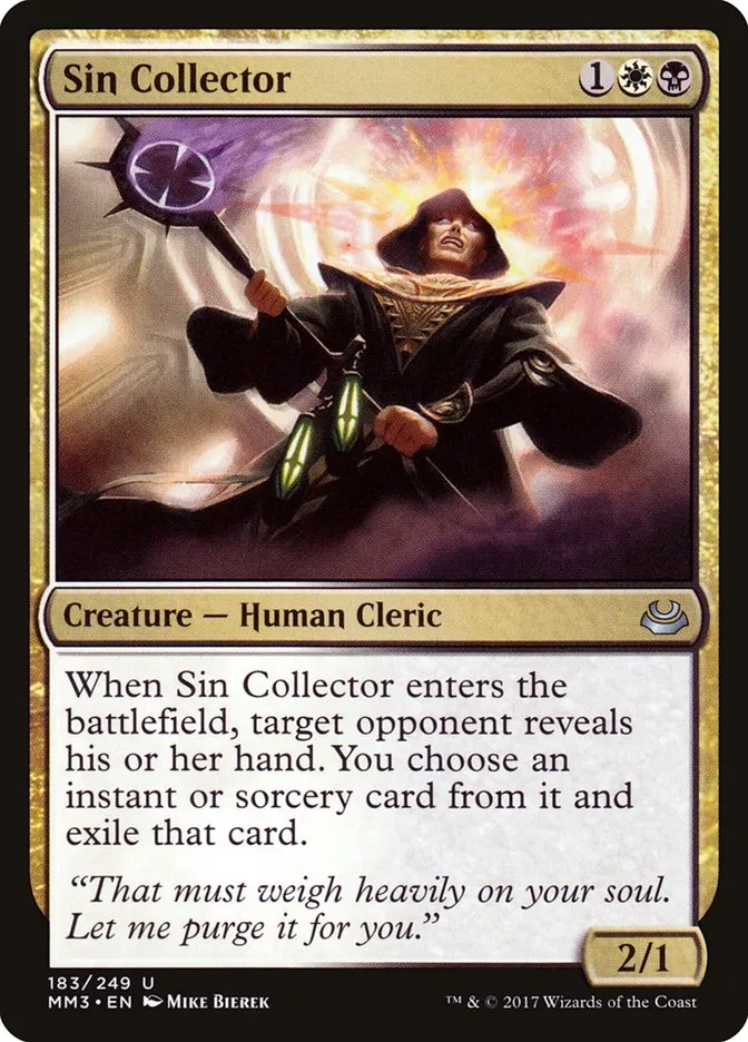 2017 Modern Masters 2017 Sin Collector uncommon #183 uncommon card image