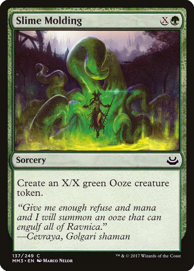 2017 Modern Masters 2017 Slime Molding common #137 common card image
