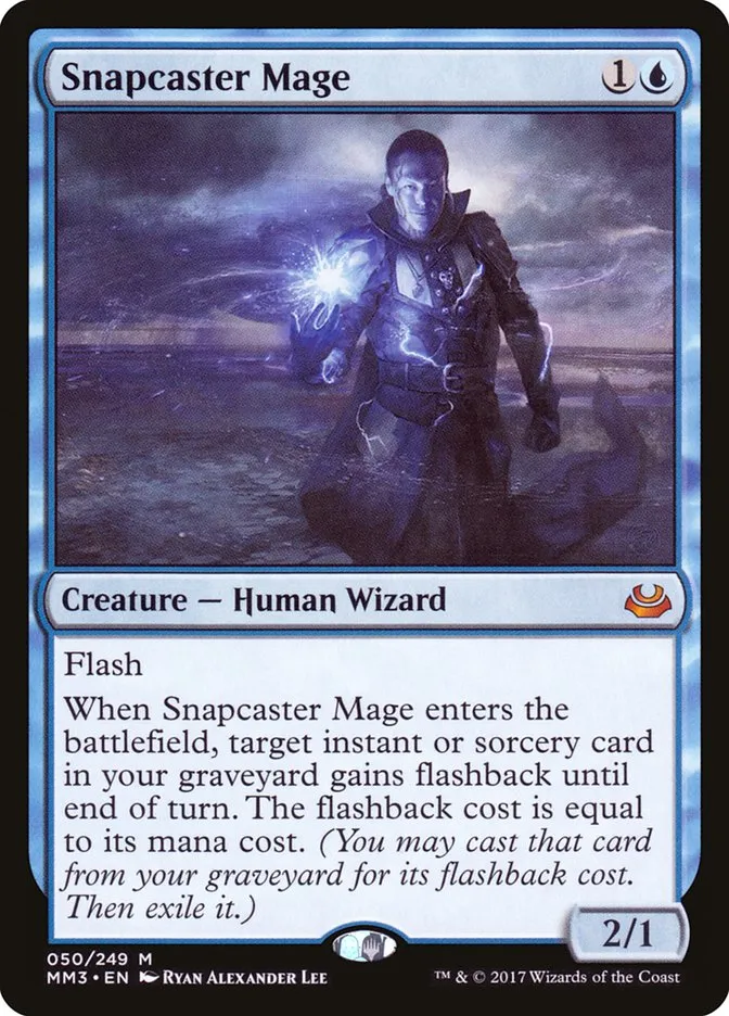 2017 Modern Masters 2017 Snapcaster Mage mythic #50 mythic card image