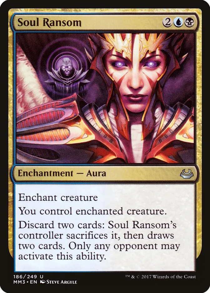 2017 Modern Masters 2017 Soul Ransom #186 uncommon card image