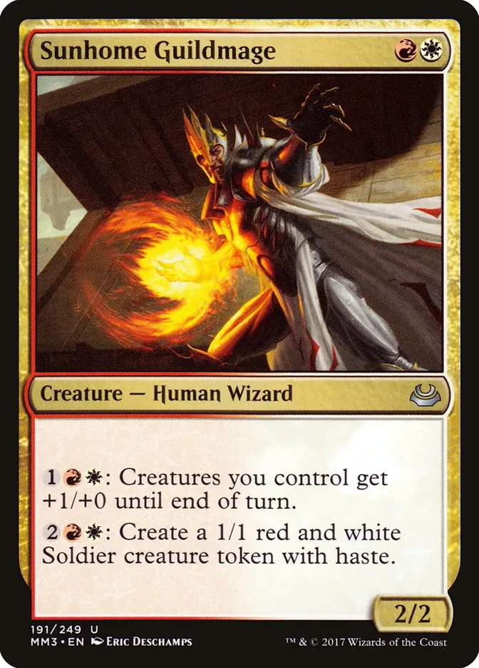 2017 Modern Masters 2017 Sunhome Guildmage uncommon #191 uncommon card image