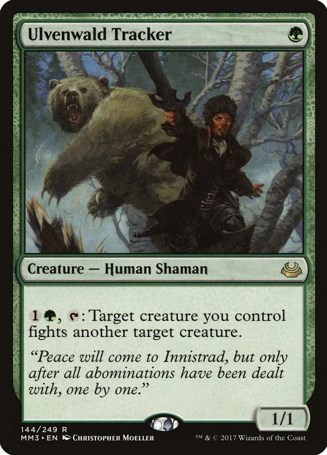 2017 Modern Masters 2017 Ulvenwald Tracker #144 rare card image