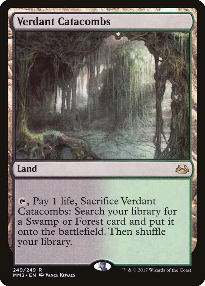 2017 Modern Masters 2017 Verdant Catacombs #249 rare card image