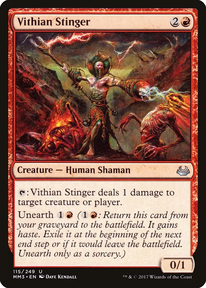 2017 Modern Masters 2017 Vithian Stinger uncommon #115 uncommon card image