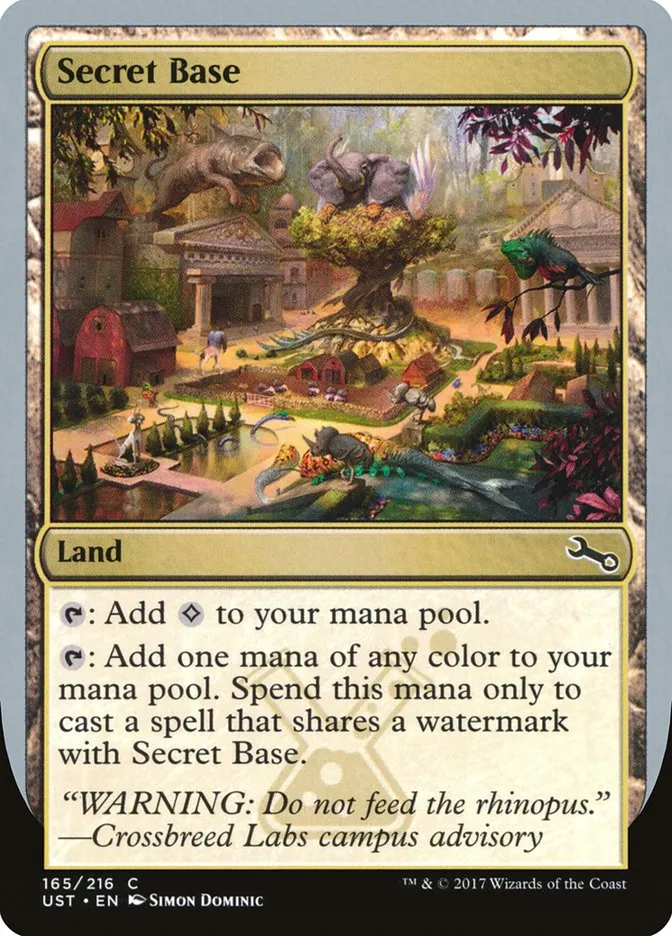2017 Unstable Secret Base common #165e common card image