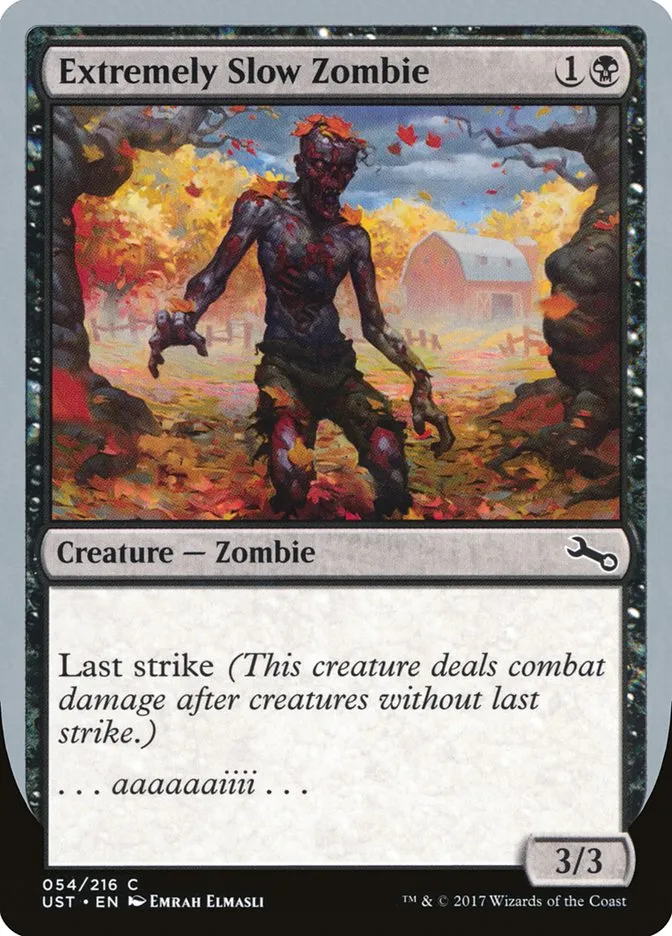 2017 Unstable Extremely Slow Zombie common #54b common card image