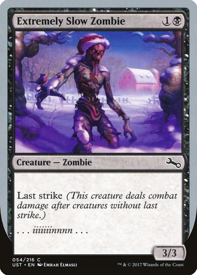 2017 Unstable Extremely Slow Zombie common #54c common card image