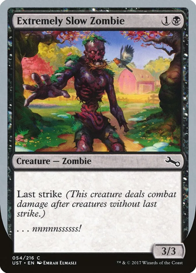 2017 Unstable Extremely Slow Zombie common #54d common card image