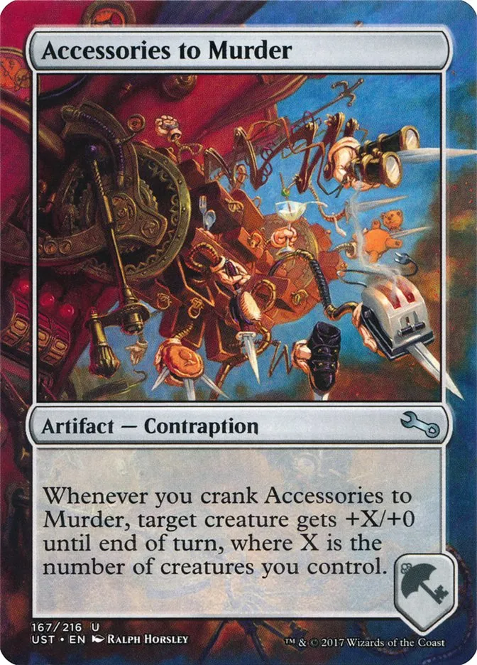 2017 Unstable Accessories to Murder uncommon #167 uncommon card image