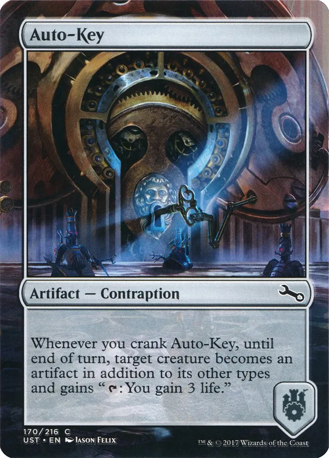 2017 Unstable Auto-Key common #170 common card image