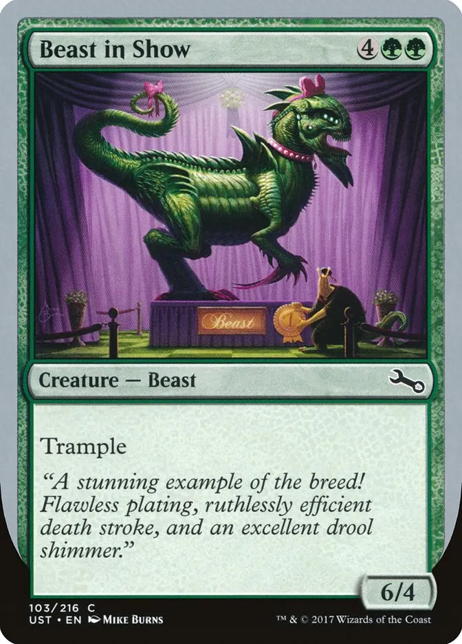 2017 Unstable Beast in Show common #103a common card image