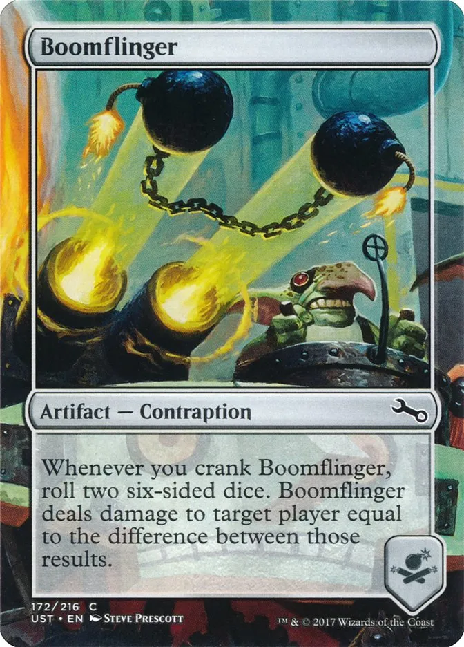 2017 Unstable Boomflinger common #172 common card image
