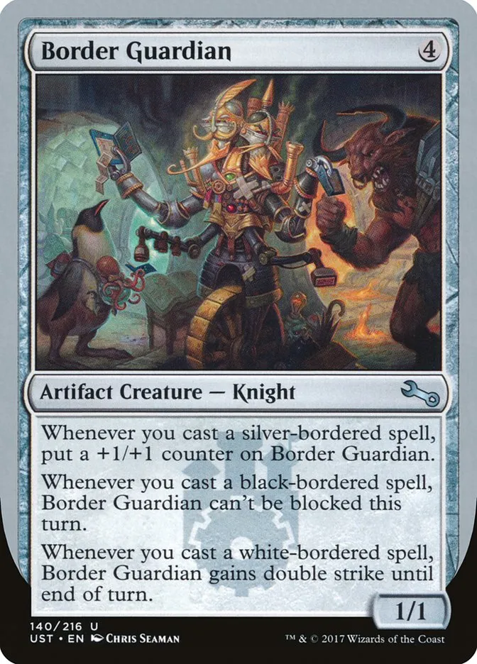2017 Unstable Border Guardian uncommon #140 uncommon card image