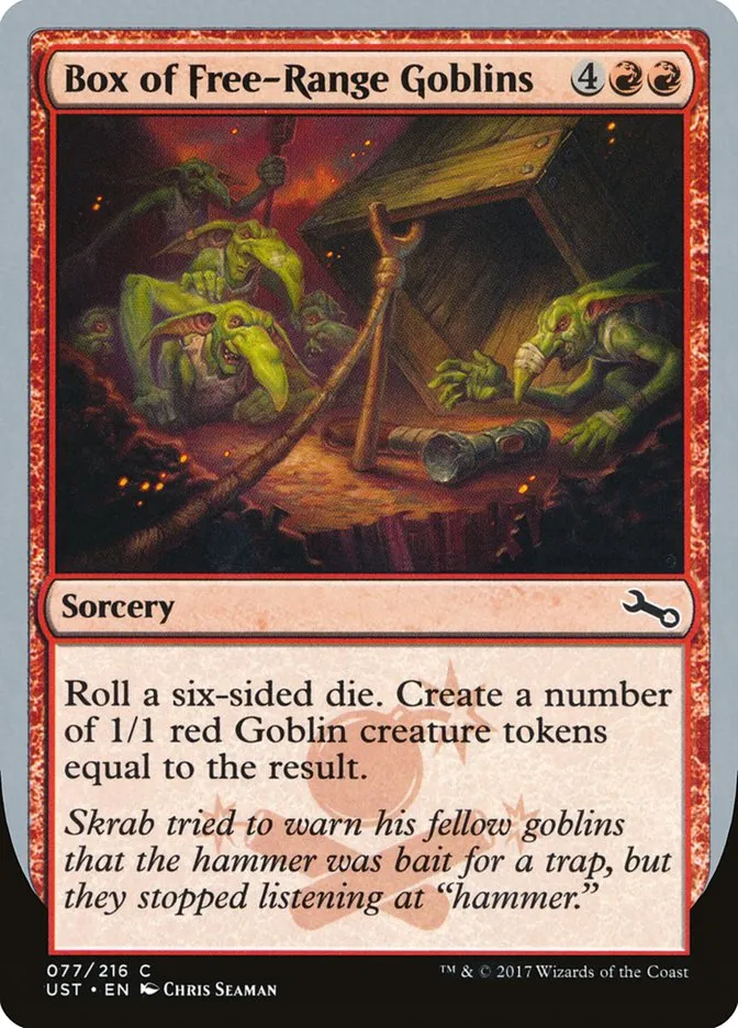 2017 Unstable Box of Free-Range Goblins common #77 common card image