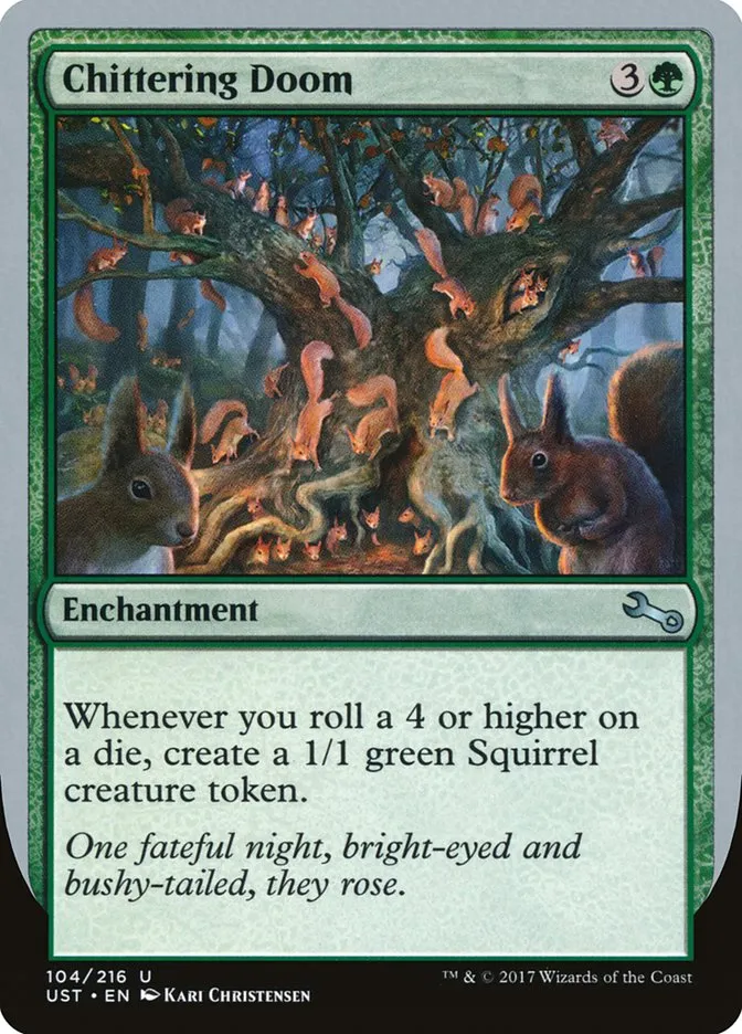 2017 Unstable Chittering Doom uncommon #104 uncommon card image