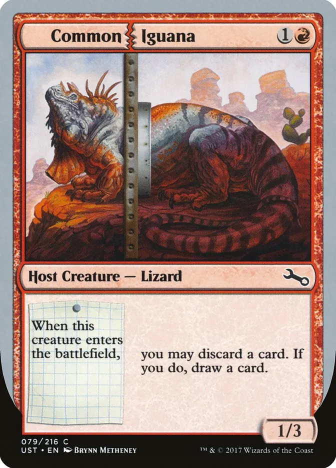 2017 Unstable Common Iguana common #79 common card image